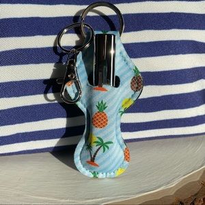 🔥5/$25🔥Versatile Neoprene Keychain Holder (lip balm/ clipper lighters, etc.)